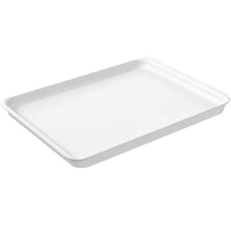 12 Bandejas de Plástico Self Service Hambúrguer 32x23cm Bran