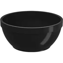Cumbuca 300ml Preto Uno Coza Servir Tigela Bowl Culinária Cozinha 11,5x5cm Redondo