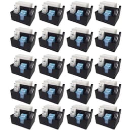 Kit 20 Porta Sachês Guardanapo Açúcar Organizadores Bancada Preto