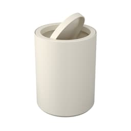 Lixeira com Tampa Basculante 1L Serene Cinza Claro