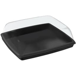 Porta Frios Com Tampa De Plástico Para Guardar Frios Coza Preto