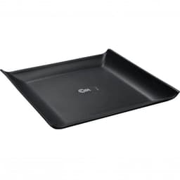 Prato Quadrado 20,6cm Plástico Servir Petiscos Sanduiche Fru