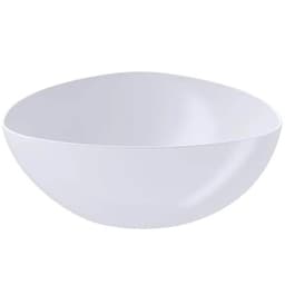 Saladeira Triangular 3,5L Branca Plástico Pote de Salada Mesa Coza Cozy