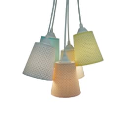Lustre Pendente Cacho Suave Arabescos Colors