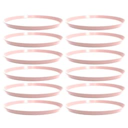 12 Bandejas Redondas 34cm Servir Bubble Bar Restaurante Crippa