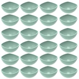 24 Bowls Trio Crippa Verde Menta Cumbuca Grande 500ml Plástico Salada Sopas Caldos