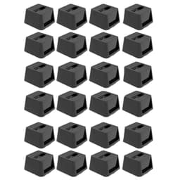 24 Porta Guardanapos Pretos Restaurante Lancheria Bar Organizador de Mesa Crippa