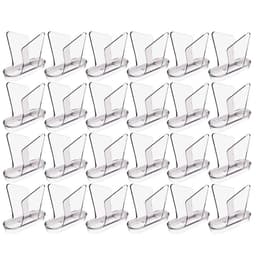 24 Porta Guardanapos de Mesa Transparente Crippa Organizador Cafeteria Restaurante