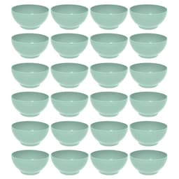 24 Tigelas Grandes Crippa Travessas Verde Menta Servir Sobremesa Salada Buffet Restaurante