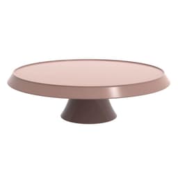 Base Porta Bolos Tortas Doces 25cm com Pé Bubble Crippa Suporte Amêndoa