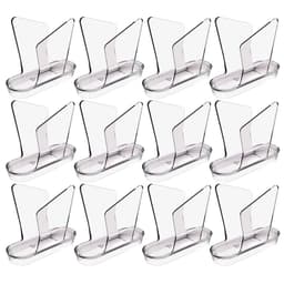 Conjunto 12 Porta Guardanapos Transparente Crippa Organizador de Mesa Café Restaurante