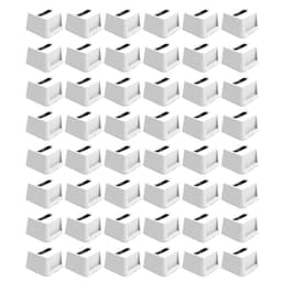 Conjunto 48 Porta Guardanapos de Mesa Brancos Restaurante Lancheria Bar Crippa