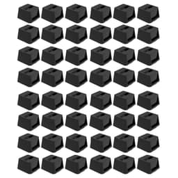 Conjunto 48 Porta Guardanapos de Mesa Pretos Restaurante Lancheria Bar Crippa