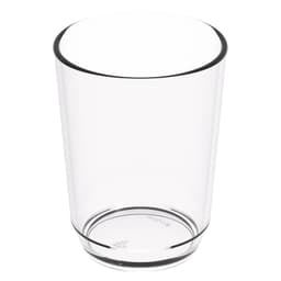 Copo Crippa Transparente 500ml Plástico Água Suco Bebidas Escolar