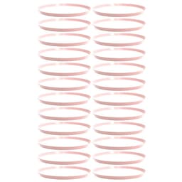 Kit 24 Bandejas Redonda Rosa Himalaia 28cm Servir Bar Restaurante Bubble Crippa