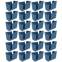 Kit 24 Porta Guardanapos para Mesa Azul Trio Crippa Restaurante Lanchonete Hotel