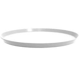 Kit 48 Bandejas Redondas para Servir 34cm Brancas Restaurante Bar Lanchonete Crippa