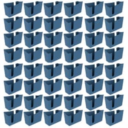 Kit 48 Suportes Porta Guardanapos de Mesa Trio Crippa Azul Lanchonete Restaurante