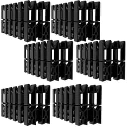 Kit 72 Prendedores de Roupas Preto Original Crippa Grampo Pr