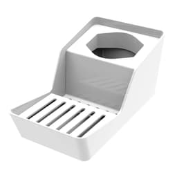 Porta Detergente com Suporte para Sabão e Esponja Branco Smart Crippa Organizador para Pia