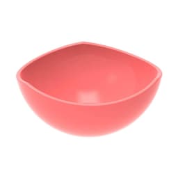 Pote de Sobremesa Doces Avulso 265ml Plástico Trio Crippa Rosa Goiaba Tigela Unitária