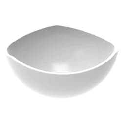 Pote de Sobremesa Doces Branco Avulso 265ml Plástico Trio Crippa Tigela Unitária