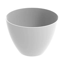 Tigela Redonda Grande 6,2L Crippa Travessa Servir Branca Salada Frutas Pratos Quentes