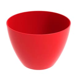 Tigela Redonda Grande 6,2L Vermelha Crippa Travessa Servir Salada Frutas Pratos Quentes