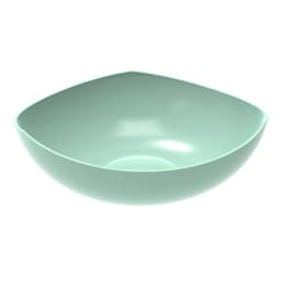 Tigela Saladeira Verde Menta Trio Plástica Crippa Salada Sobremesa Pipoca Doces