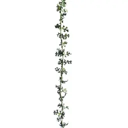 Festão Natalino Decorativo Aramado 700Cm Folhas Verdes