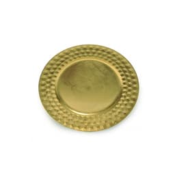 Sousplat Natalino Decoração Dourado Mesa Posta Natal 33Cm