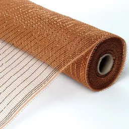 Tela de Tecido para Decoração Christmas Marrom 50x900 cm