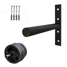 Suporte de Anilhas para Parede Expositor de Academia 50 Kg Capacidade Ferro