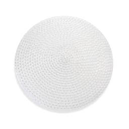 Jogo Americano Redondo de Plástico Branco 38 cm - D'Rossi