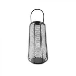 Lanterna Decorativo em Metal Preto 60x23x23 cm - D'Rossi