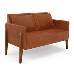 Sofá Namoradeira Lana Corano Base de Madeira - D'Rossi