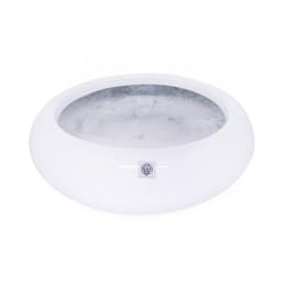 Vaso Bacia Decorativo Redondo Branco P 9x30 cm - D'Rossi