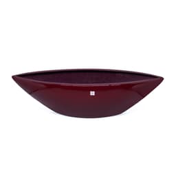 Vaso Decorativo Barca Vermelho Lira 17x63x17 cm - D'Rossi