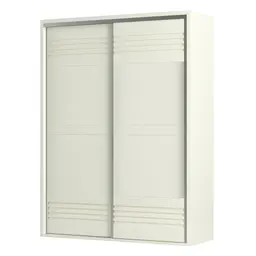 Guarda-Roupa Casal Caribe 2 Portas 2 Gavetas Off White 179 cm