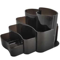 Porta Canetas E Objetos Com 7 Divisórias Organizador De Mesa Escritório Fumê Dellocolor