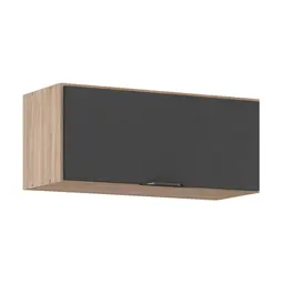 Armário Aéreo Firenze 1 Porta Avena e Grafito