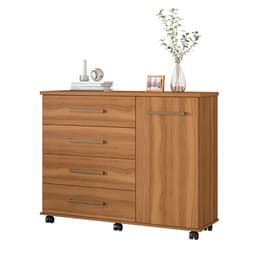 Cômoda Flora 1 Porta 4 Gavetas Amendola