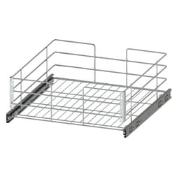 Gaveta Aramada 47cm Cromada Corrediças Deslizante Fruteira Armário Embutida Cozinha Dimec