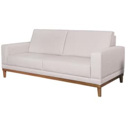 Sofa 3 Lugares 180 cm Crons Linho Bege Vazzano