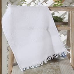 Kit Toalha de Lavabo Felpudo Liso Capri II para Bordar Branca 3 peças Dohler