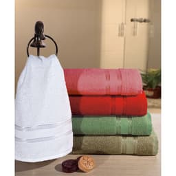 Toalha de Lavabo Felpudo Liso Suprema Castanho
