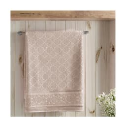 Toalha de Rosto Felpudo Liso Jacquard Confort Nude Dohler