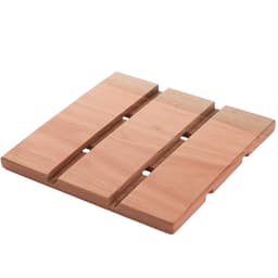 Descanso de Panela em Madeira Essence 18x18cm Suporte para P