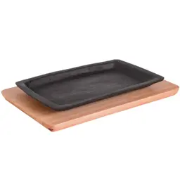 Mix Grill Churrasco Kort Travessa de Ferro Fundido 16x20cm c