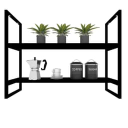 Prateleira Suspensa Teto Cozinha suporte industrial nicho industrial nichos para cozinha pratileira prateleira mdf